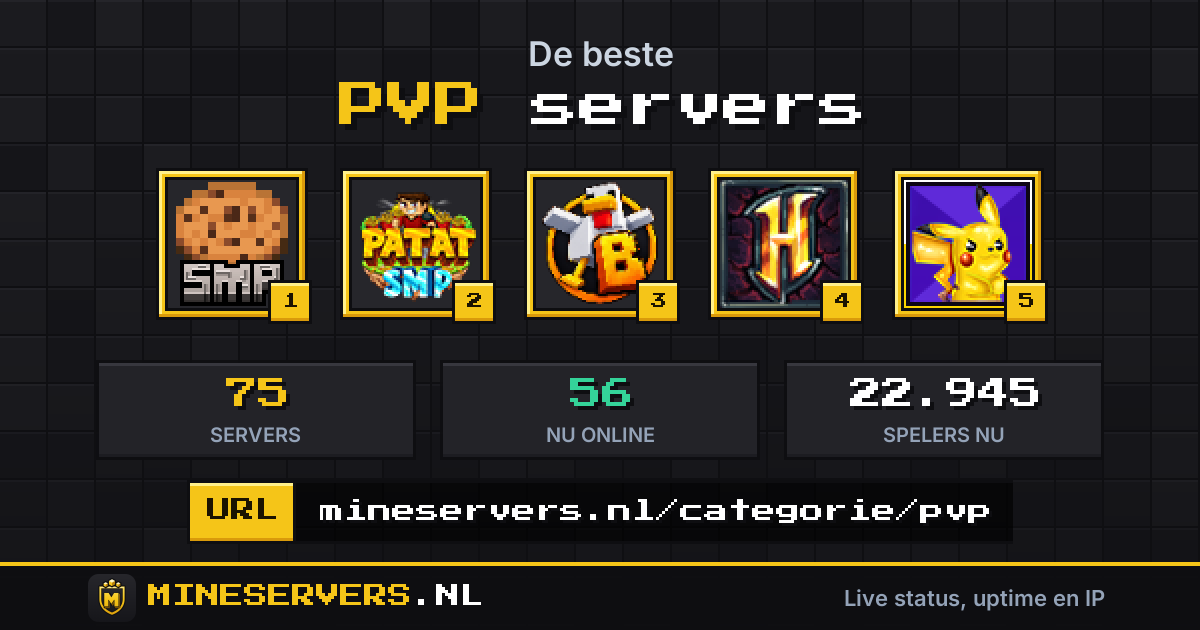 Minecraft PvP Servers 2026 — KitPvP, Crystal PvP & FFA + IP